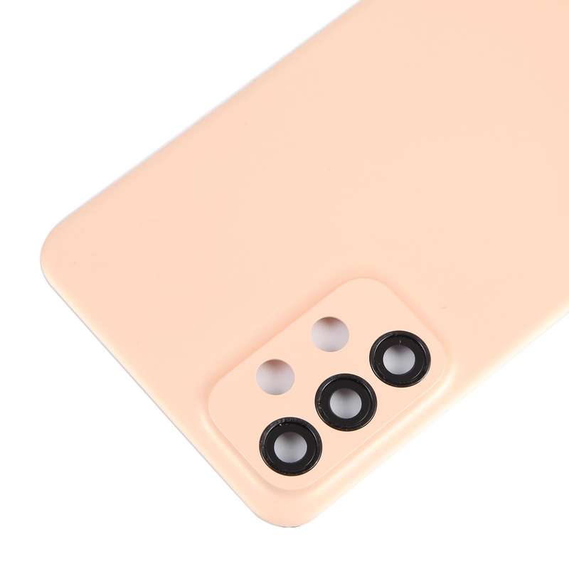 For Samsung Galaxy A23 4G SM-A235F Original Battery Back Cover with Camera Lens Cover(Pink)