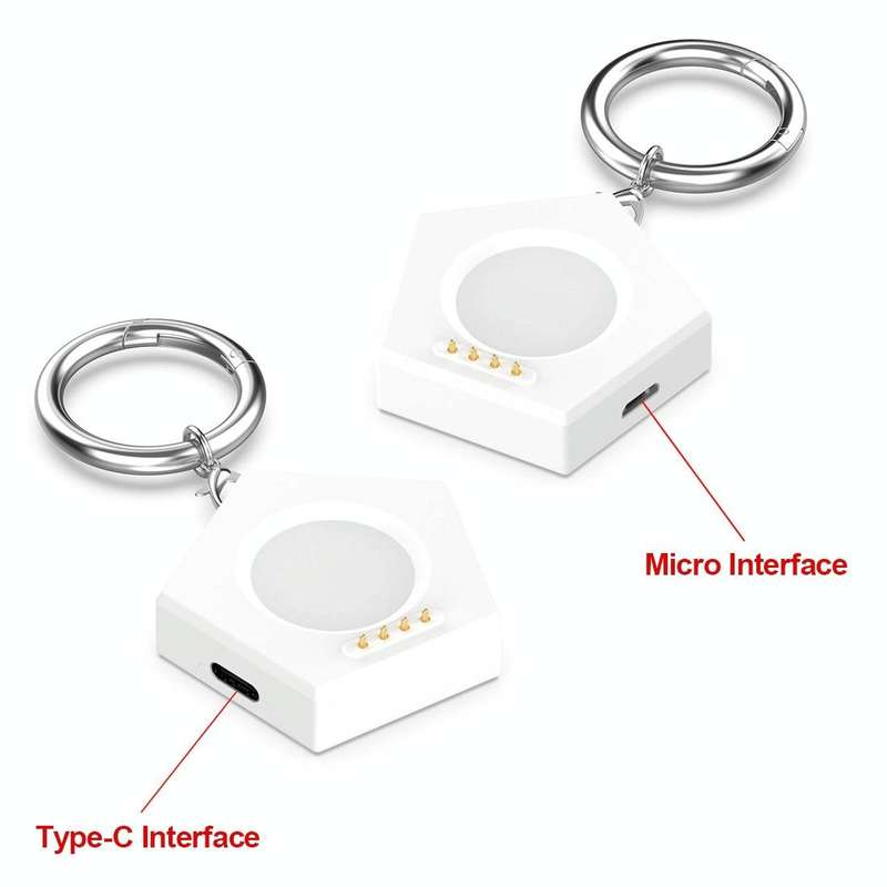 For OPPO Watch X / OnePlus Watch 2 Portable Smart Watch Charger(White)