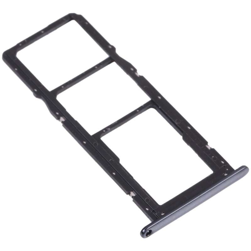 SIM Card Tray + SIM Card Tray + Micro SD Card Tray for Huawei Y6 Prime (2018) (Black)