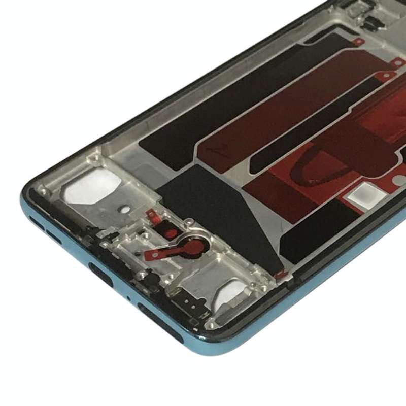 For OnePlus Nord Middle Frame Bezel Plate (Blue)
