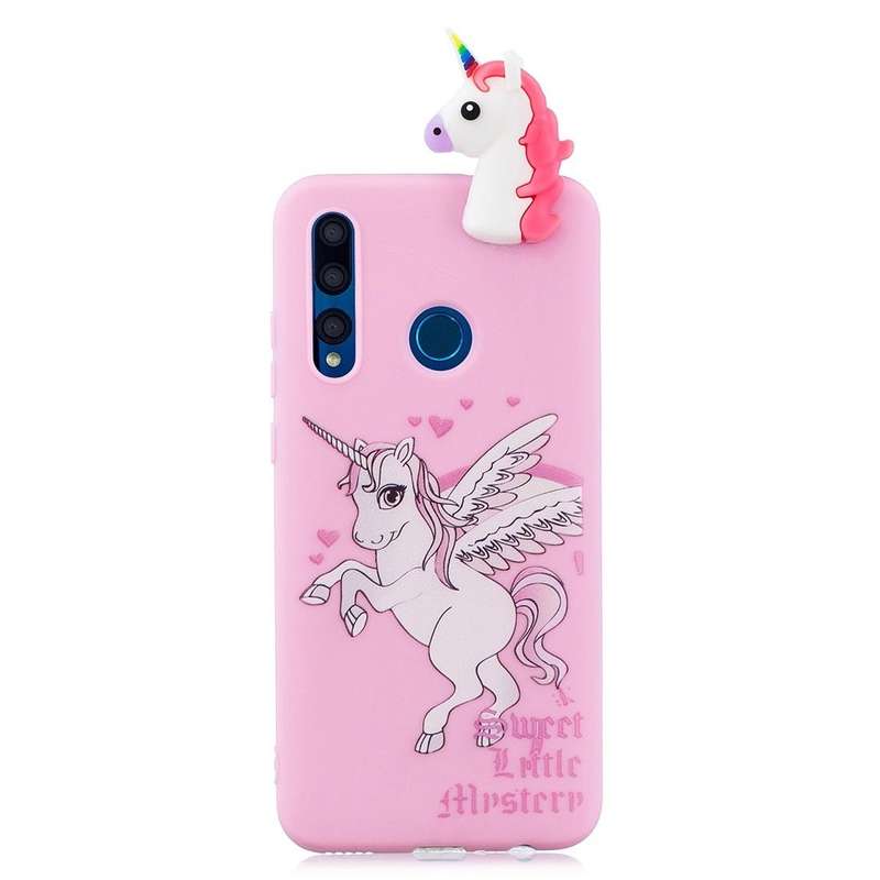 For Huawei P30 Lite Shockproof Cartoon TPU Protective Case(Unicorn)