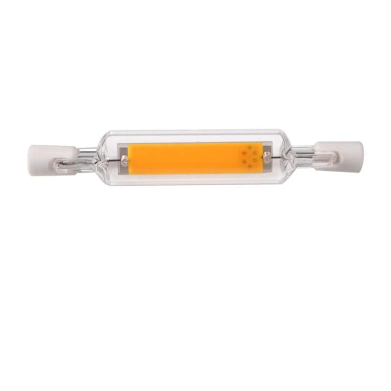 R7S 5W COB LED Lamp Bulb Glass Tube for Replace Halogen Light Spot Light,Lamp Length: 78mm, AC:22...