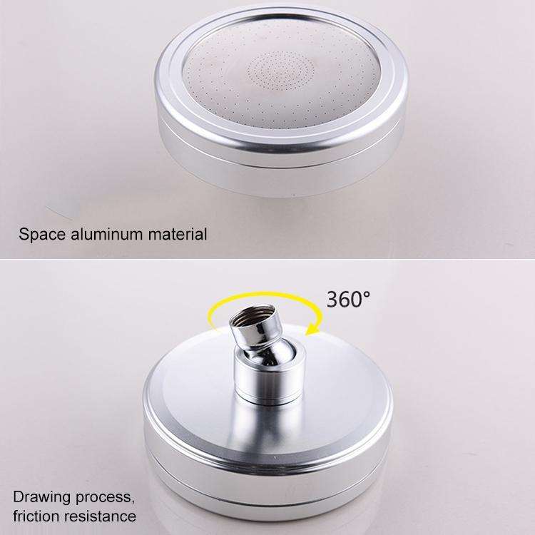 Removable and Washable 304 Stainless Steel Round Pressurized Handheld Shower Head, Size: 80mm (Si...