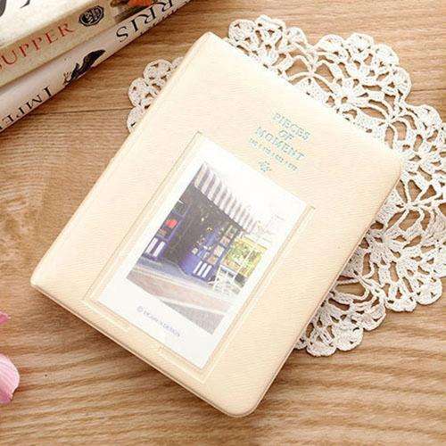 64 Pockets Name Card Pieces for Fujifilm Instax Mini 8 /7s /70 /25 /50s /90(Orange)