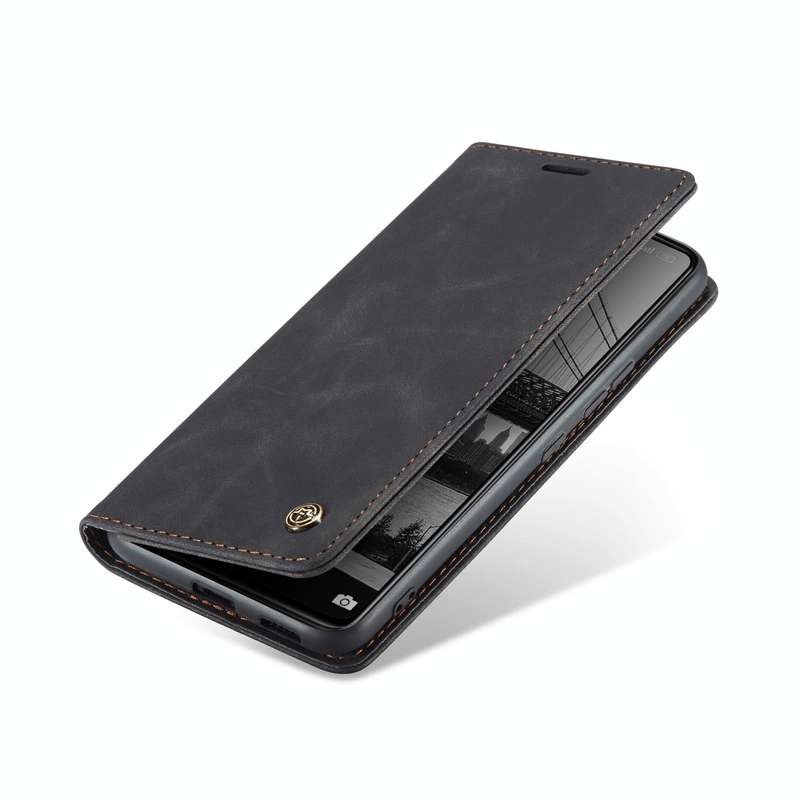 For Xiaomi 12 Lite CaseMe 013 Multifunctional Horizontal Flip Leather Phone Case(Black)