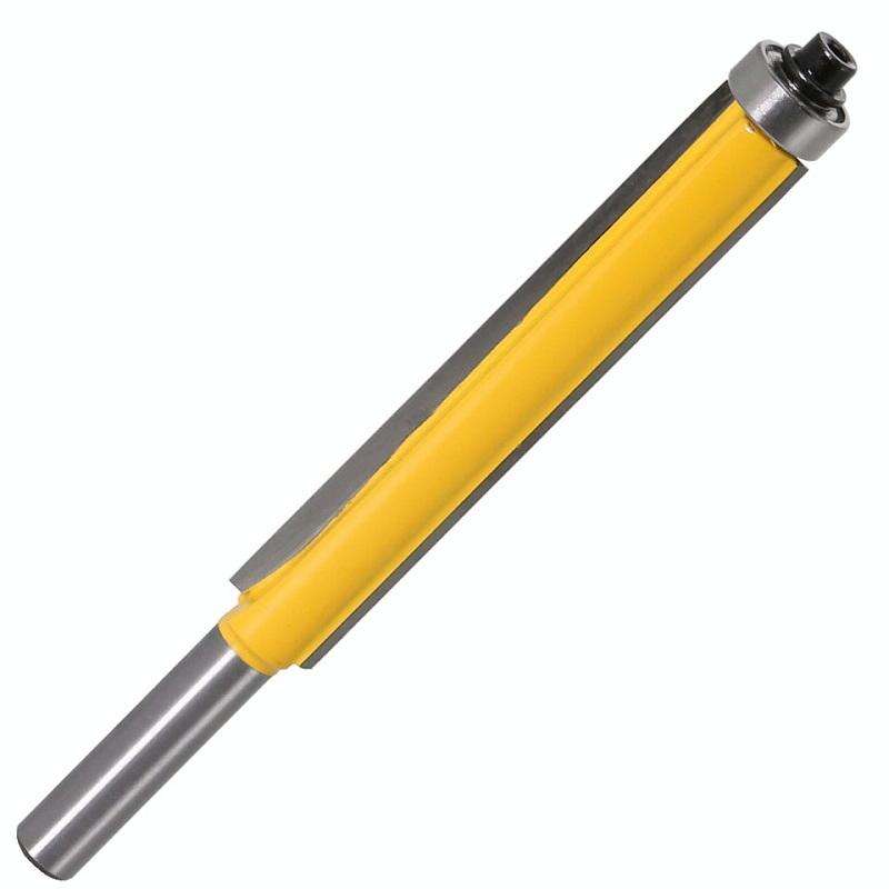 8-Handle Extended Trimming Cutter With Bearing Woodworking Line Milling Cutter, Specification: 8x...
