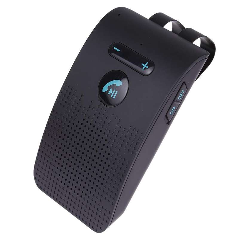 SP09 Multipoint Wireless Bluetooth V4.2 Handsfree Car Kit Speaker Speakerphone, Support Voice Rea...