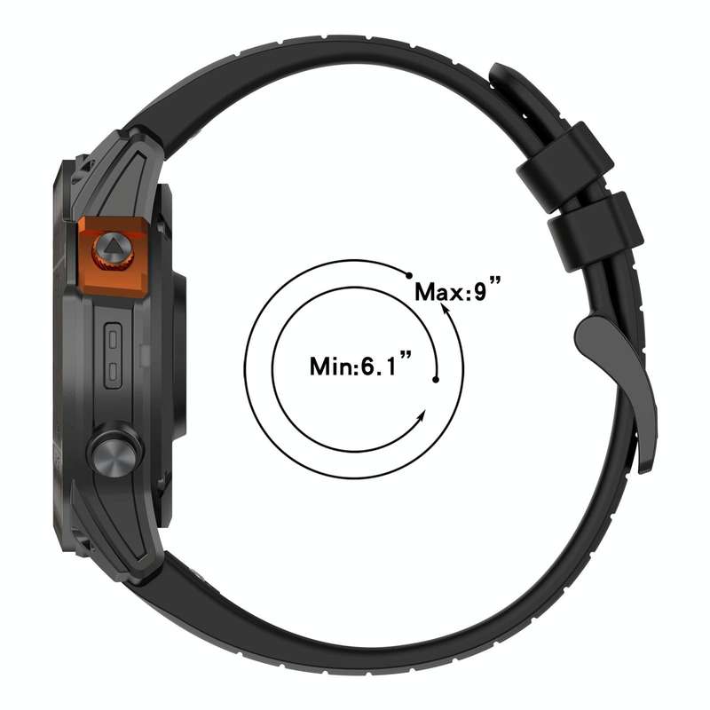 For Garmin Forerunner 935 22mm Quick Release Silicone Watch Band(Midnight Blue)