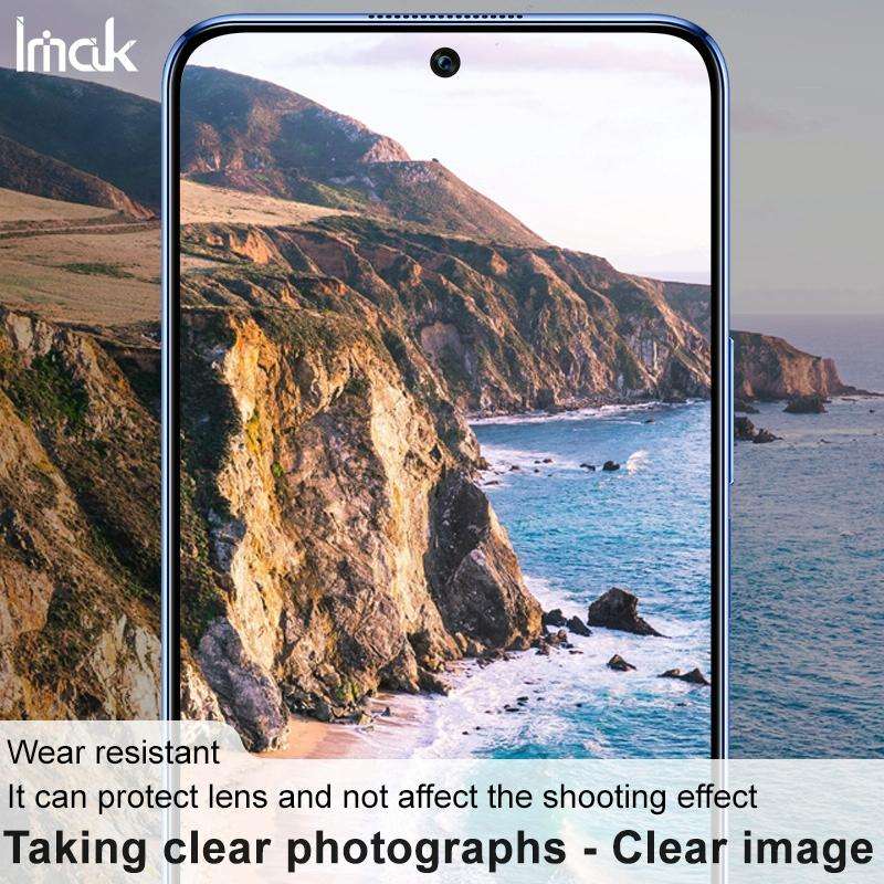 For Honor X8 2022 imak Integrated Rear Camera Lens Tempered Glass Film with Lens Cap