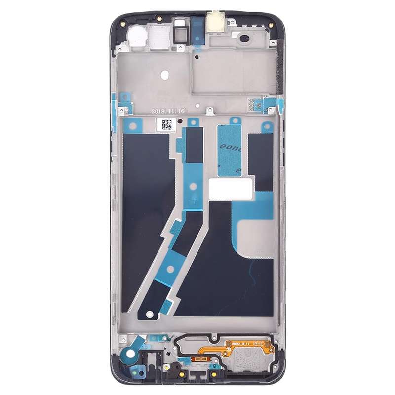 For OPPO R15X Middle Frame Bezel Plate (Black)