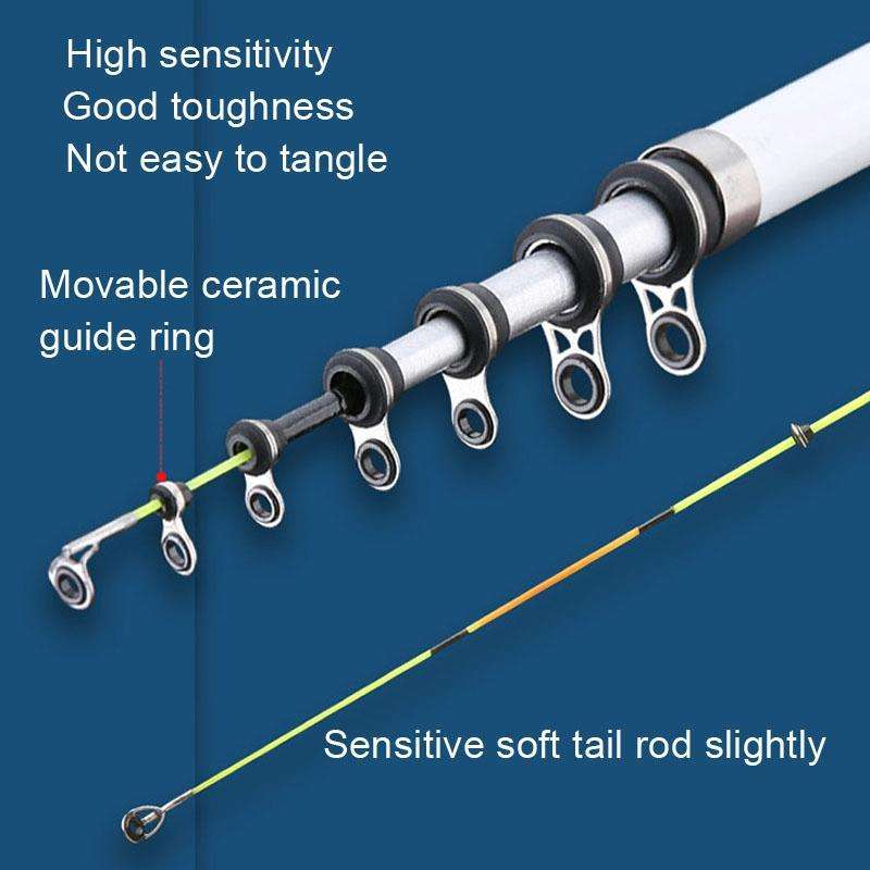 Soft Tailed Small Rod Retracting Short Raft Fishing Rod, Length: 3.0m