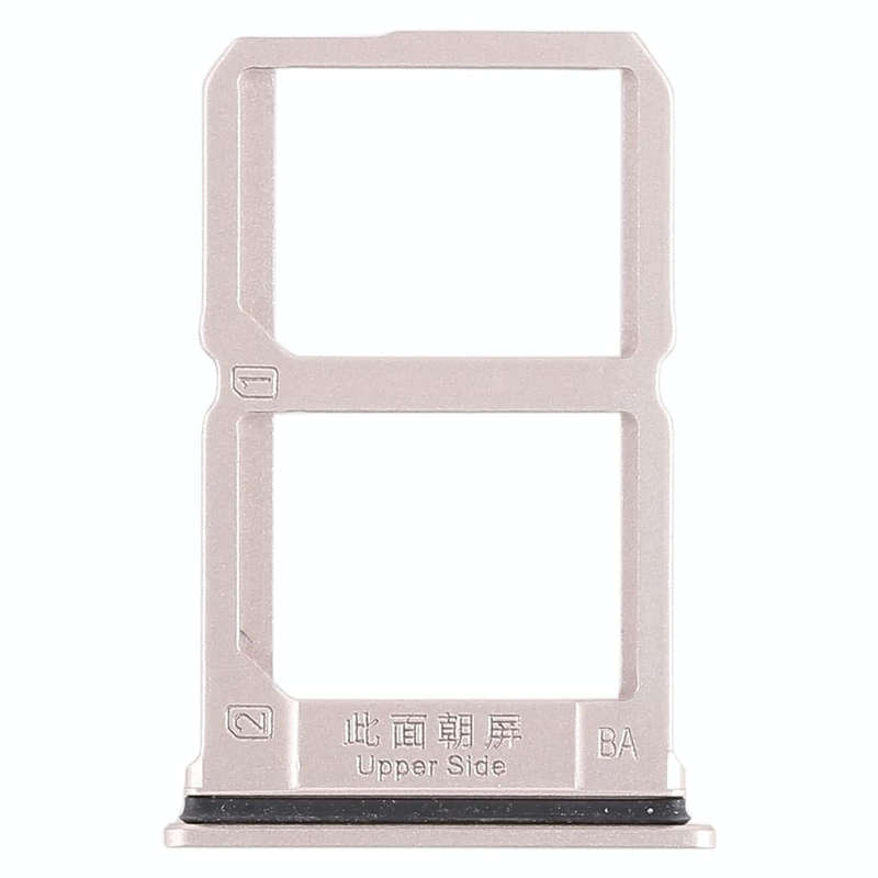 For Vivo X9s 2 x SIM Card Tray (Gold)
