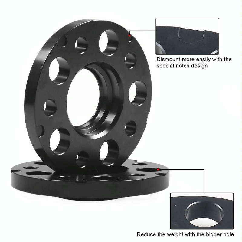 For Mercedes-Benz 15mm Car Modified Wheel Hub Flange Center Wheel Spacer with M12x1.5 Screws (Blue)