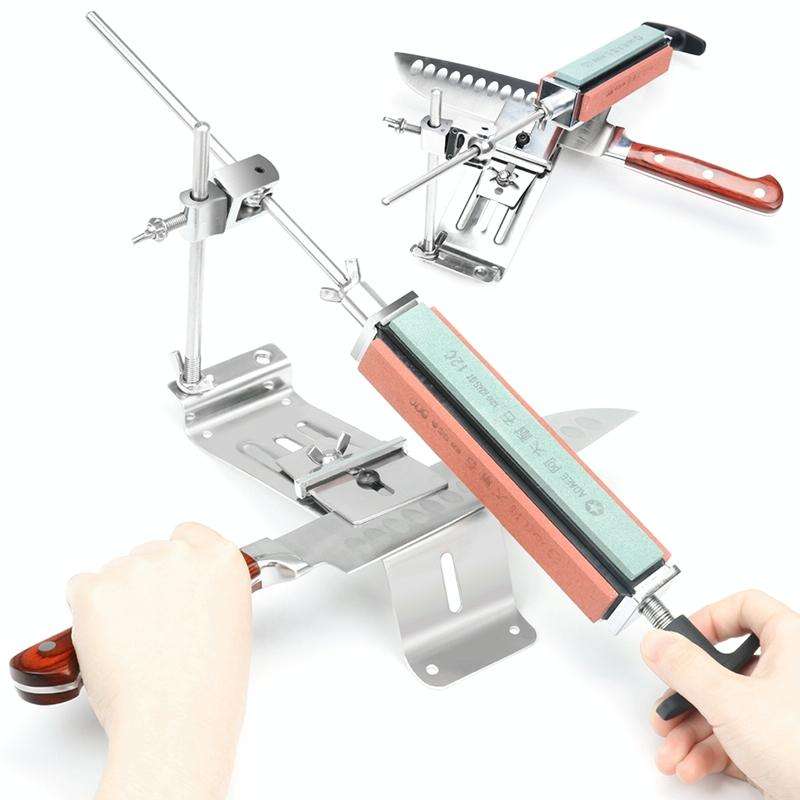 Kitchen Professional Sharpener Oil Stone Whetstone Kitchen Supplies(Silver)