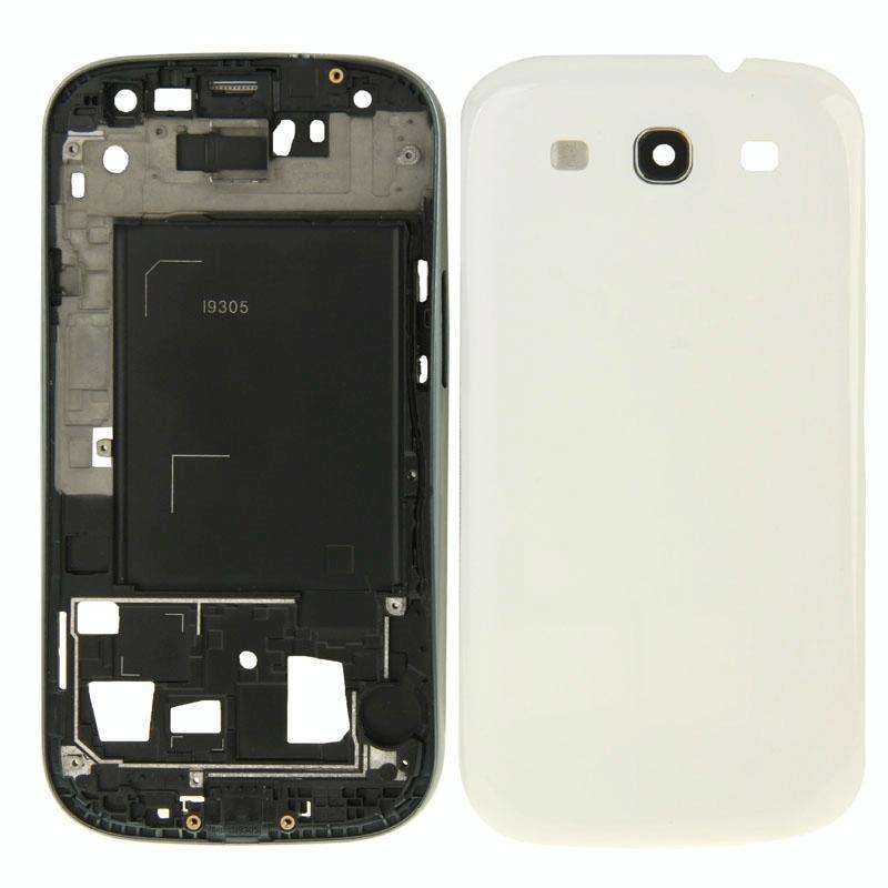 For Galaxy SIII LTE / i9305 Full Housing Faceplate Cover  (White)