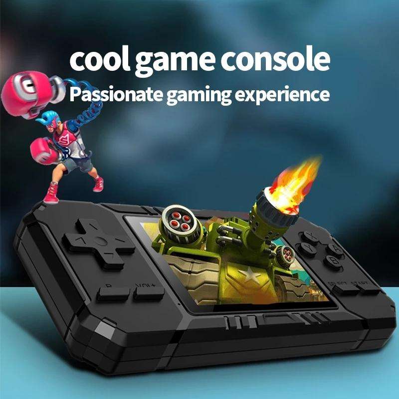 S8 3.0 inch Screen Classic Handheld Game Console Built-in 520 Games(Black)