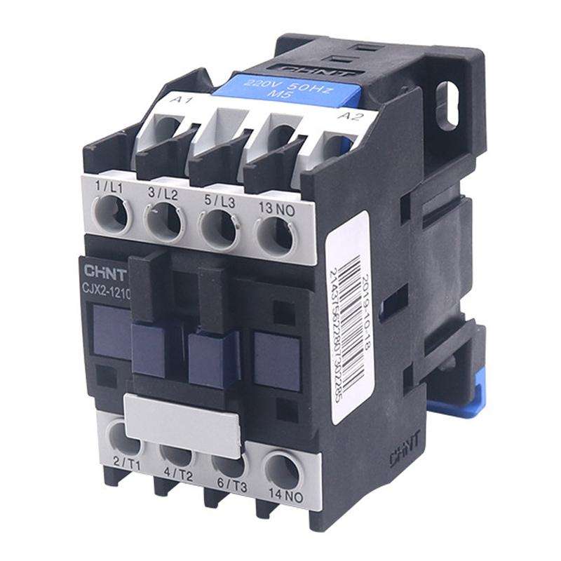 CHNT CJX2-1210 12A 220V Silver Alloy Contacts Multi-Purpose Single-Phase AC Contactor