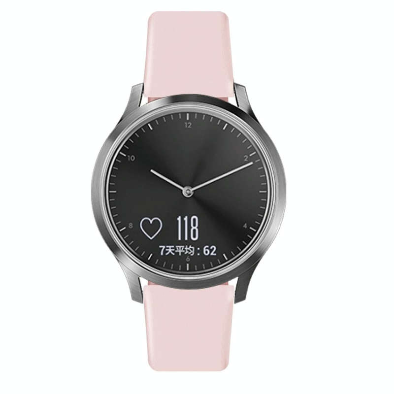 For Garmin Vivoactive 3 / Vivomove HR Solid Color Reverse Buckle Silicone Watch Band, Size: Large...