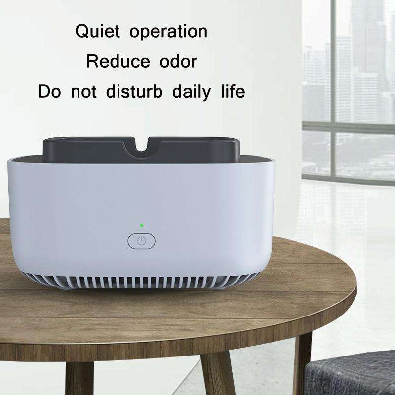 Electronic Ashtray Household Air Purifier(Fresh Green)