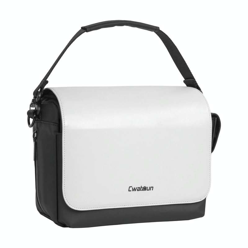 CADeN D73 Camera Sling Bag Water-resistant Shockproof Camera Handbag, Size:23.5 x 14 x 19cm Black...