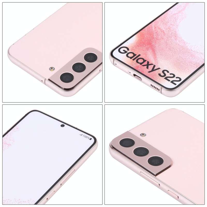 For Samsung Galaxy S22 5G Original Color Screen Non-Working Fake Dummy Display Model (Pink)