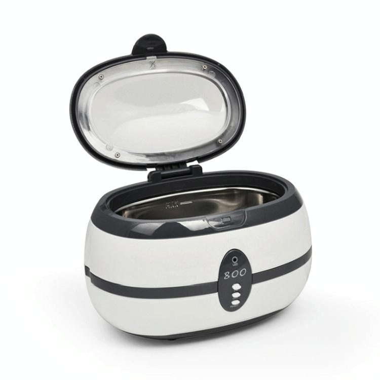 VGT-800 600ml Low Noise Vacuum Cleaner Ultrasonic Cleaner with SUS304 Tank for Home Jewelry Eyegl...