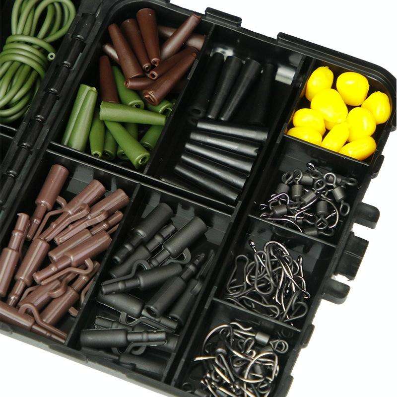 272pcs/set Fish Hook Swivel Fishing Accessories Set Fishing Gear