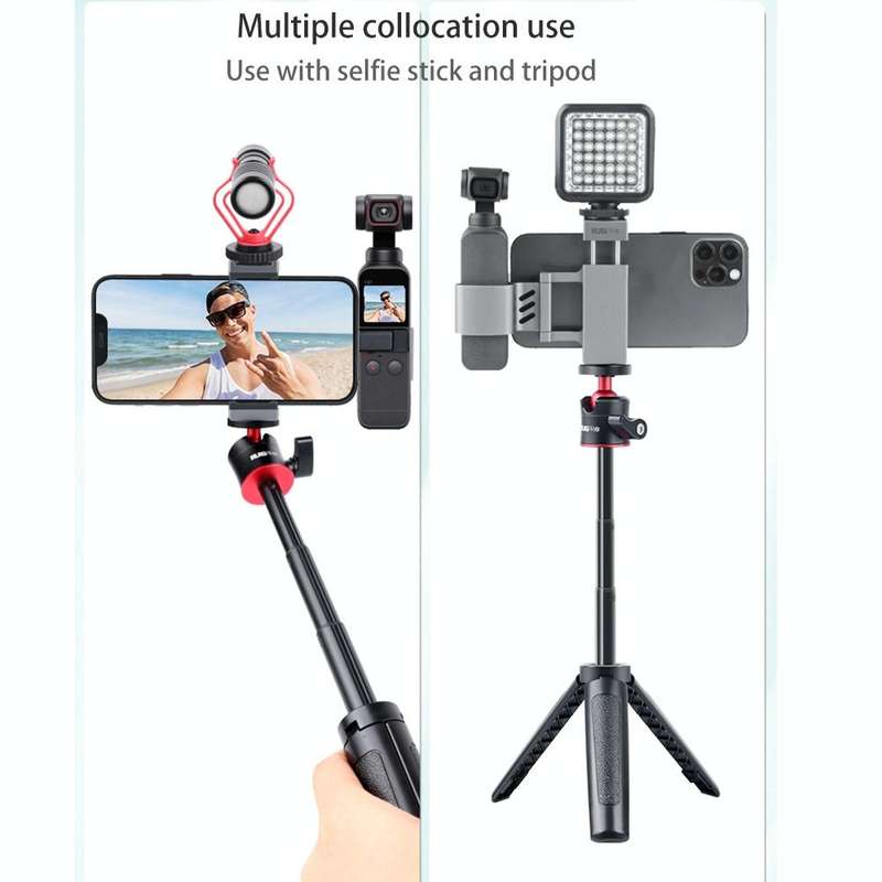 RUIGPRO Smartphone Fixing Clamp 1/4 inch Holder Mount Bracket for DJI OSMO Pocket / Pocket 2