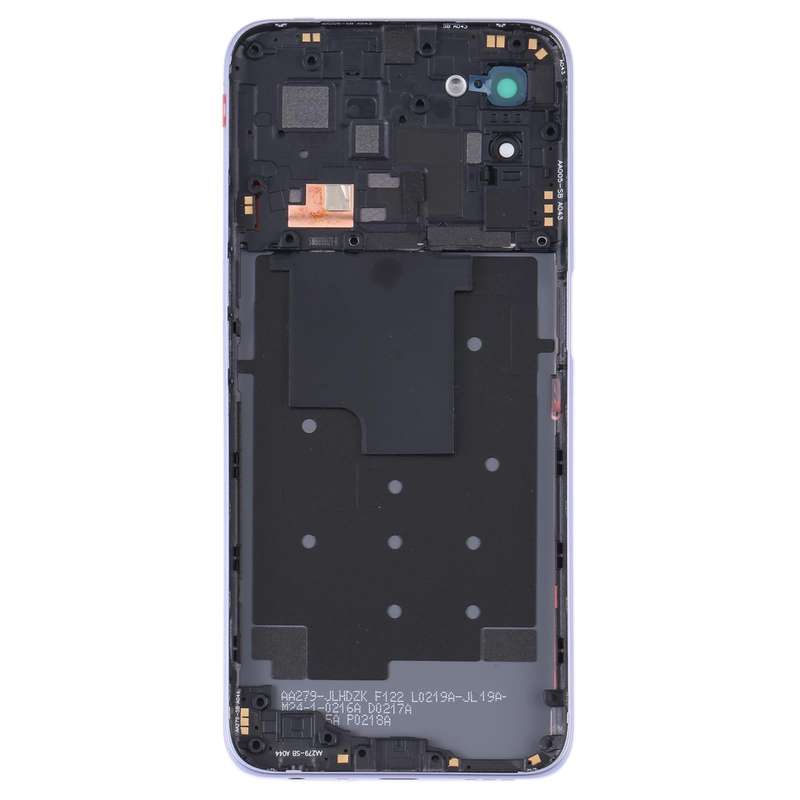 For OPPO A56 5G Battery Back Cover with Middle Frame (Purple)