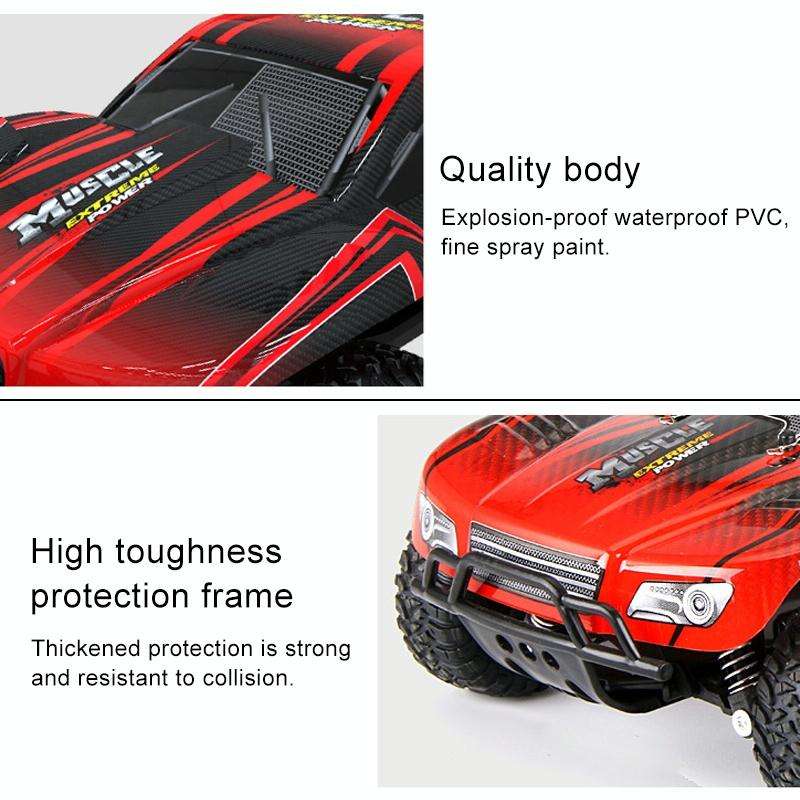 HELIWAY LR-R006 2.4G R/C System 1:16 Wireless Remote Control Drift Off-road Four-wheel Drive Toy ...