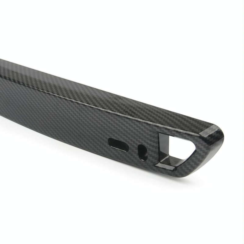 Car Modification Carbon Fiber Pattern License Plate Frame Holder(Silver)