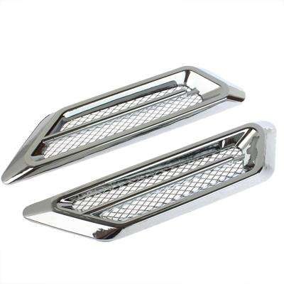 Car Decoration Stickers (Pair)(Silver)