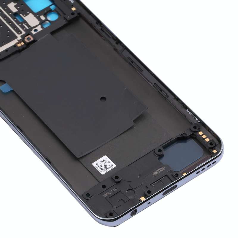 For OPPO Realme GT Neo RMX3031 Middle Frame Bezel Plate + Battery Back Cover (Silver)