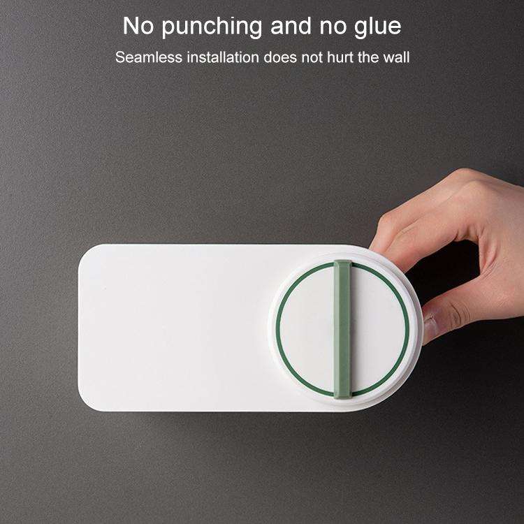 Hair Dryer Rack Free Punching Toilet Shelves(Blue)