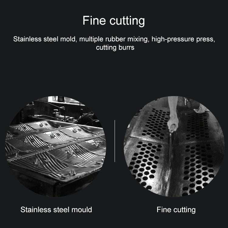 Trapezoidal Two-in-one Herringbone Rubber Speed Bump, Size: 50x35x5cm