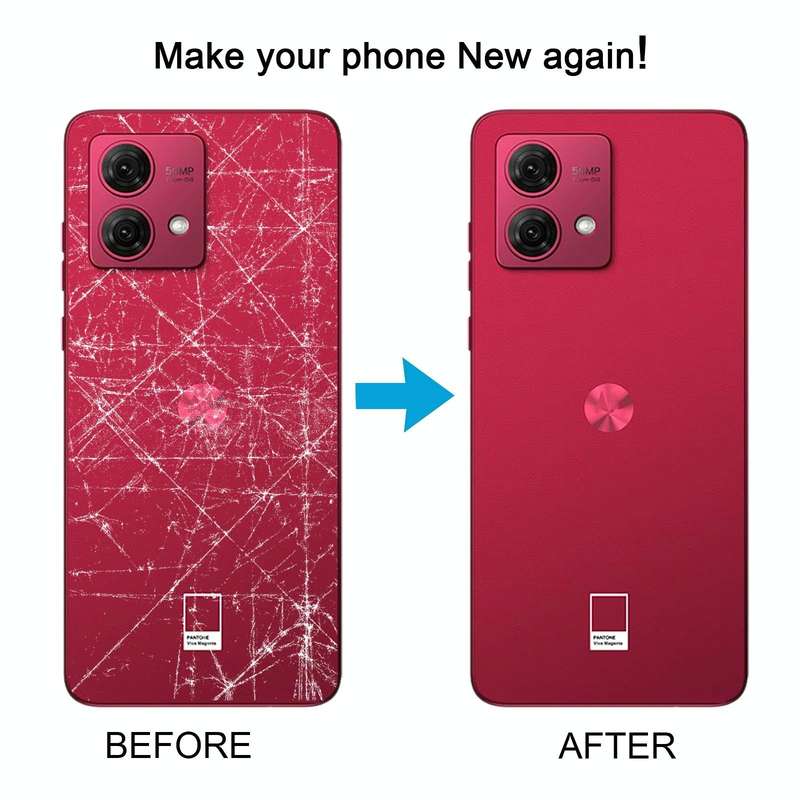 For Motorola Moto G84 Original Battery Back Cover(Blue)