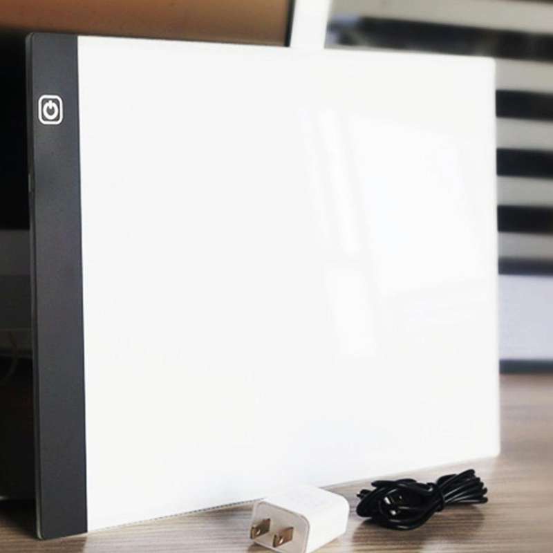5W 5V LED Three Level of Brightness Dimmable A4 Acrylic Copy Boards Anime Sketch Drawing Sketchpad