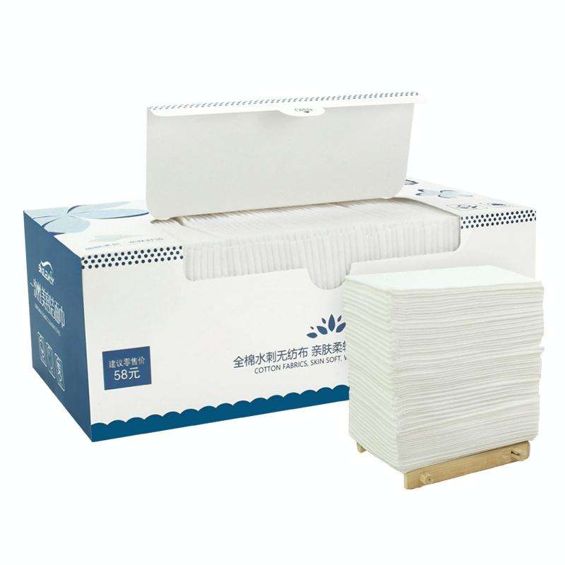 60 PCS Portable Multi-purpose Cotton Disposable Face Towel Wet And Dry Dual-use Cleansing Towel S...