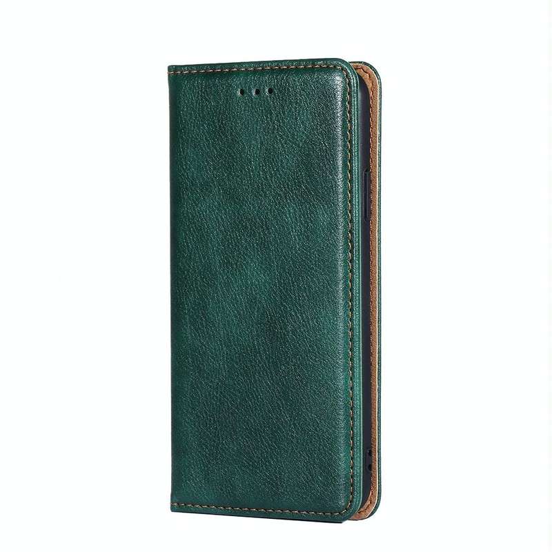For iPhone 6 / 6s PU + TPU Gloss Oil Solid Color Magnetic Horizontal Flip Leather Case with Holde...