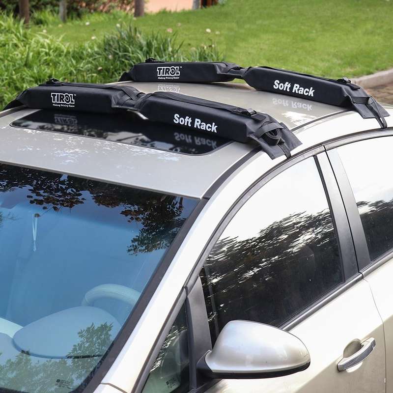TIROL T25454 Car Universal Foldable Roof Soft Luggage Rack