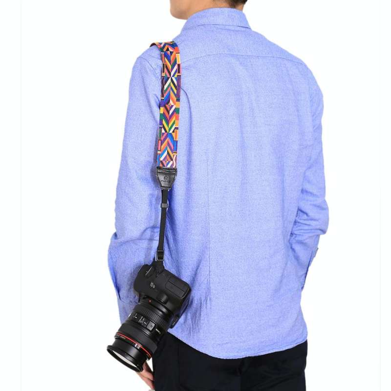PULUZ Retro Ethnic Style Multi-color Series Shoulder Neck Strap Camera Strap for SLR / DSLR Cameras