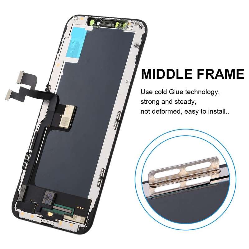 JK TFT LCD Screen for iPhone XS with Digitizer Full Assembly(Black)