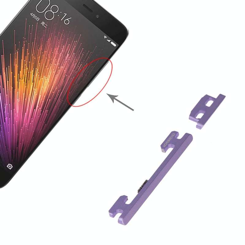 Power Button and Volume Control Button for Xiaomi Mi 5(Purple)