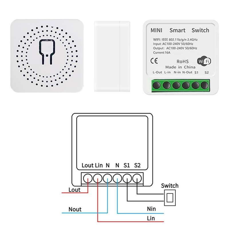 003 WiFi App Remote Voice Control Smart Switch(WiFi+Bluetooth Dual-mode 16A)