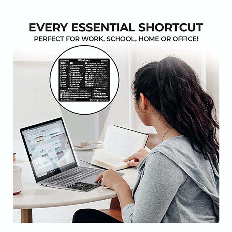 5 PCS PC Reference Keyboard Shortcut Sticker Adhesive for PC Laptop Desktop(Photoshop)