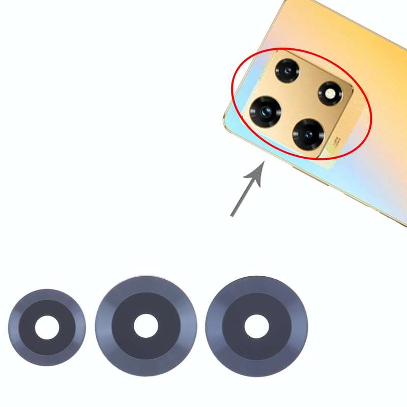 For Infinix Note 30 Pro X678B 10set Back Camera Lens