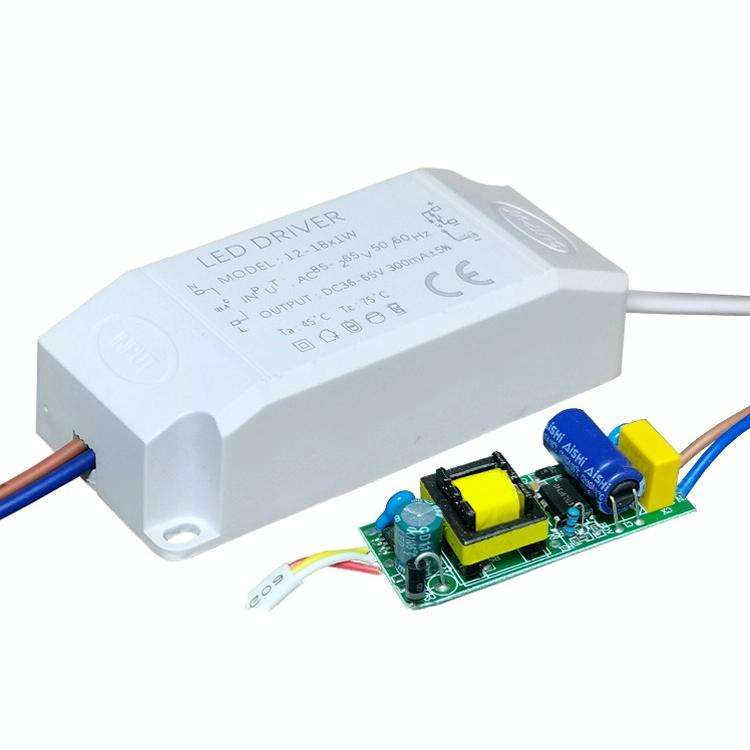 2 PCS 12-18W Two-Color Isolation Drive Power Supply 85-265V Wide Pressure Bulb / Downlight / Ceil...