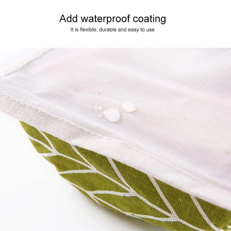 3-Pockets Cotton Linen Wall Hanging Door Pouch Bedroom Home Storage Pocket Hanging Bag(Gray)