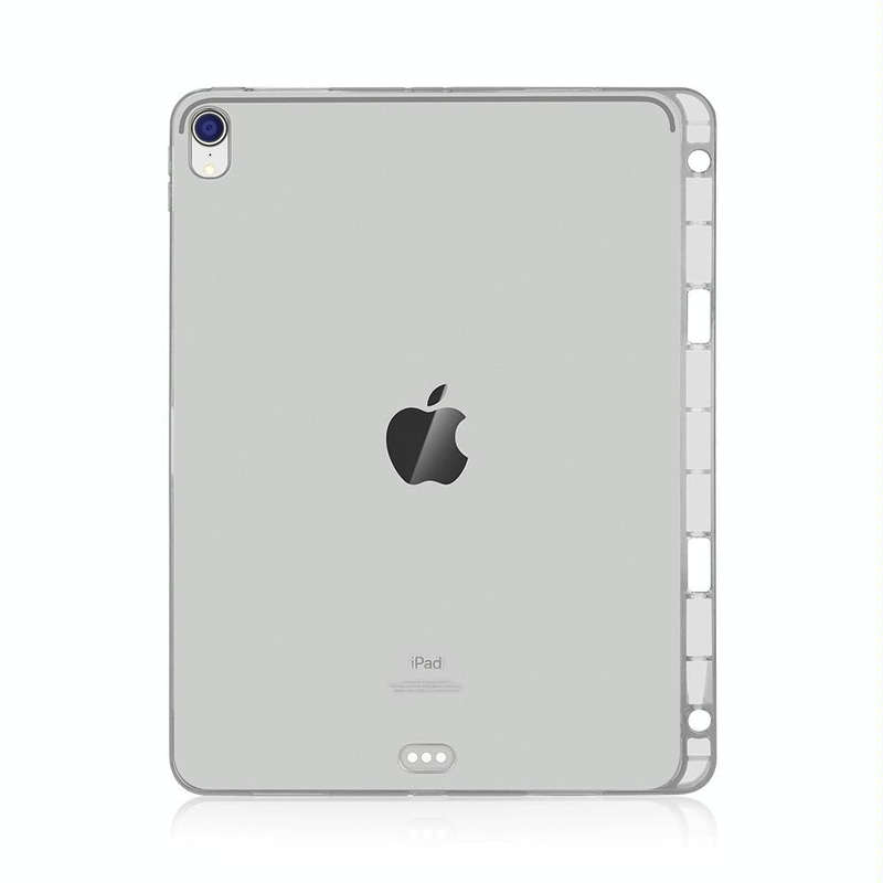 Highly Transparent TPU Soft Protective Case for iPad Pro 11 inch (2018), with Pen Slot (Transparent)