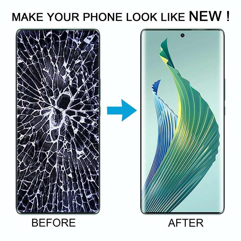 For Honor Magic5 Lite Original LCD Screen Digitizer Full Assembly with Frame (Green)